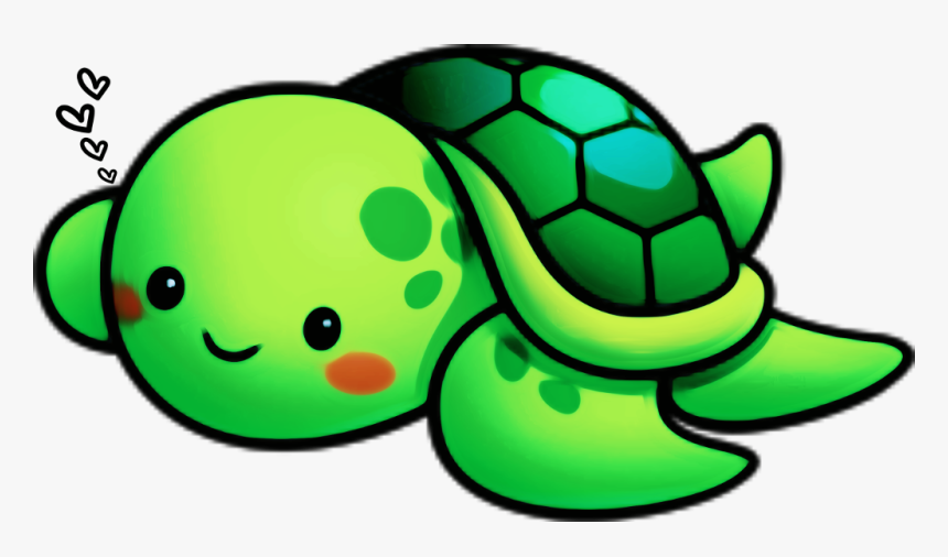 Transparent Cute Turtle Png - Ca