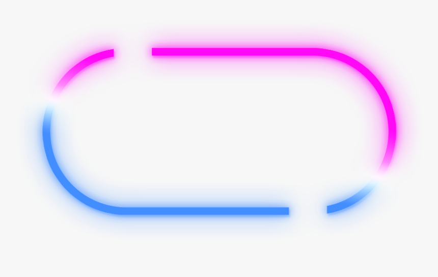 #neon #oval #ellipse #border #4asno4i #ftestickers - Oval Neon Png Transparent