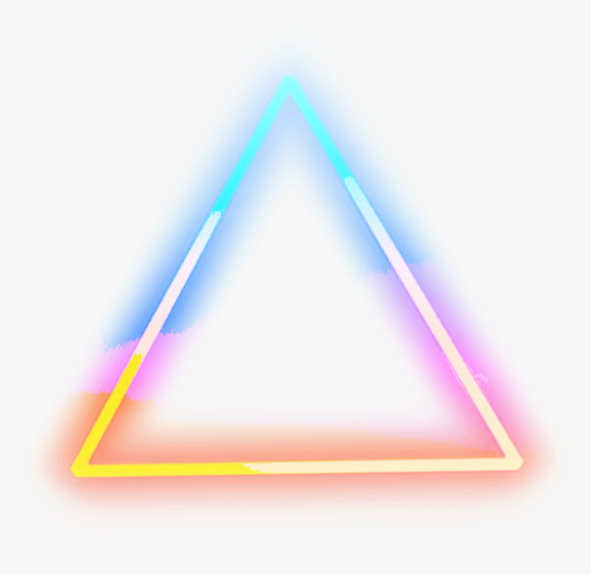 Transparent Luces Neon Png - Triangle Png For Editing