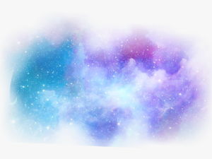 Another Sticker Made Out Of My Recent Post - Blue Sparkly Cloud Png