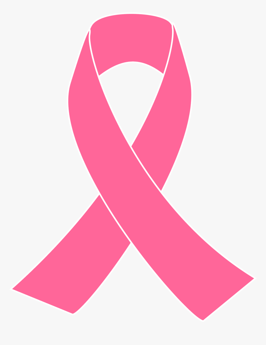 Pink Ribbon Icon Logo Vector - B