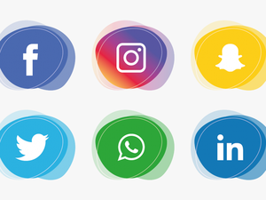 Social Media Set Whatsapp - Facebook Instagram Whatsapp Png