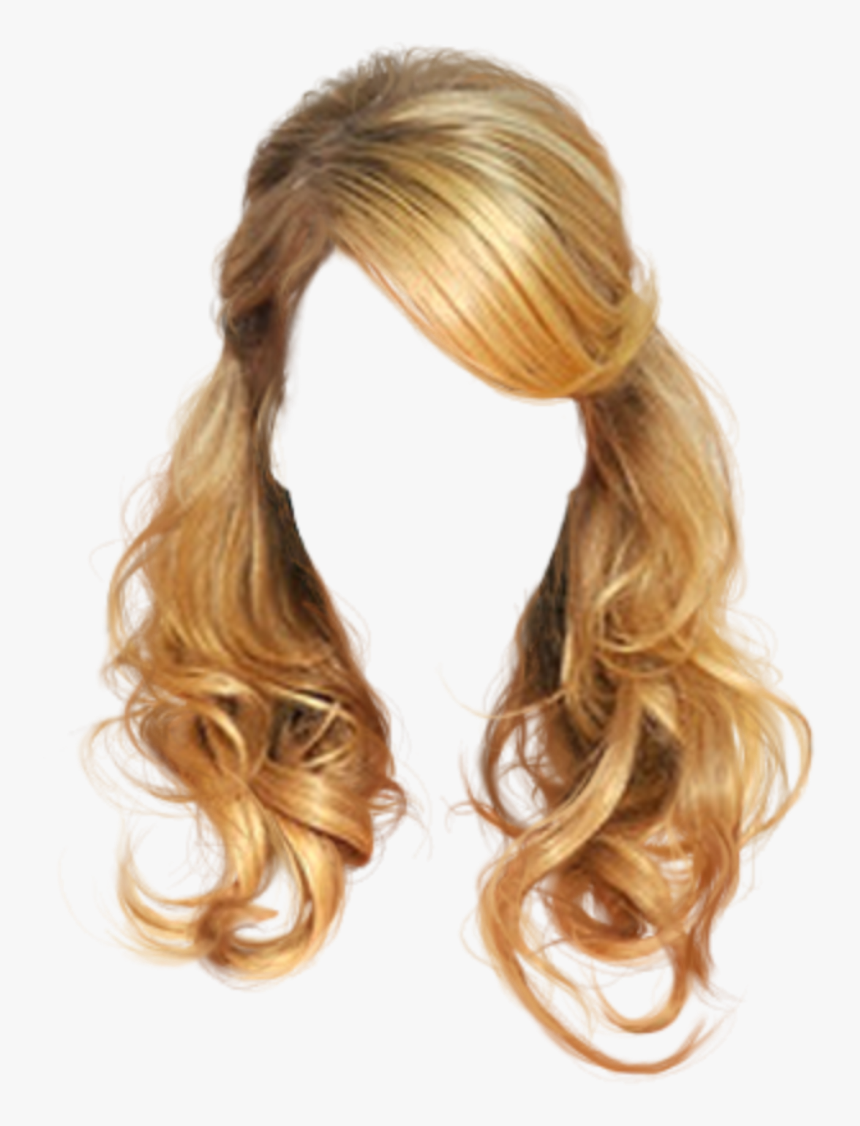 #wig #hair #blonde - Girls Hair Png Hd