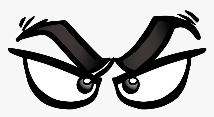 Eye Channel - Transparent Cartoon Eyes Angry