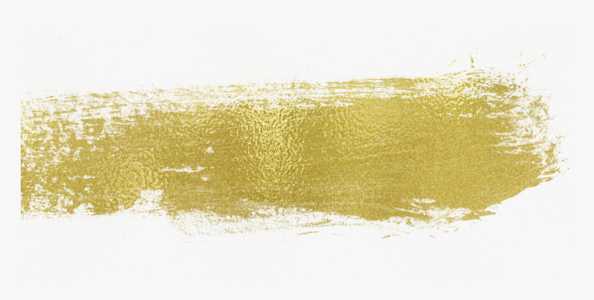 Transparent Brush Stroke Png - Transparent Gold Paint Stroke Png