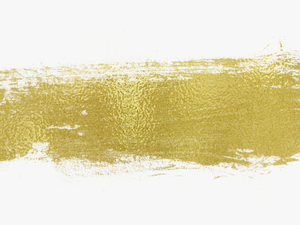 Transparent Brush Stroke Png - Transparent Gold Paint Stroke Png