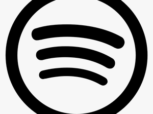 White Transparent Spotify Logo Png