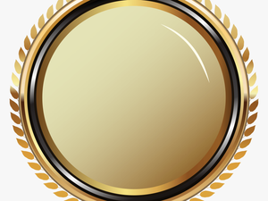 Golden Badge Png Image Background - Badges Png
