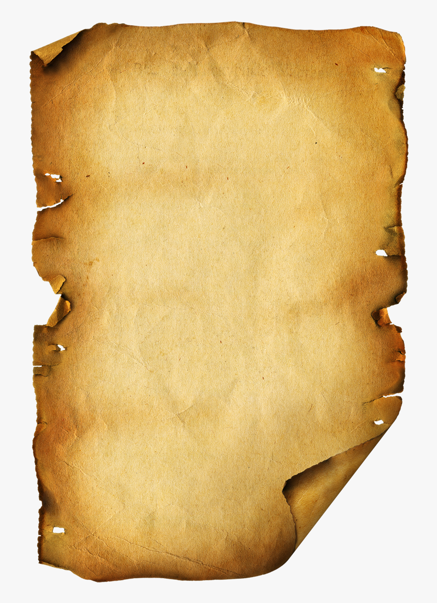 Old Scroll Paper Template - Transparent Background Old Paper Png