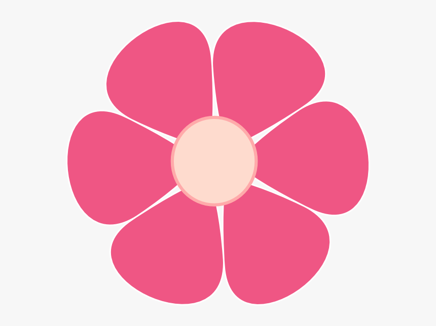 Pink Cartoon Flowers - Pink Flower Clipart Png