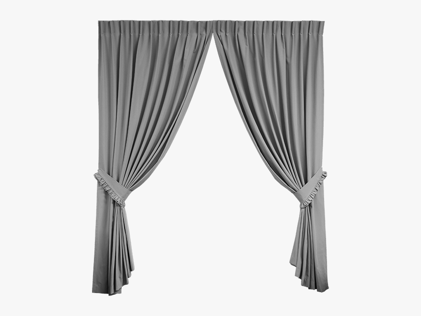 White Open Curtain Png