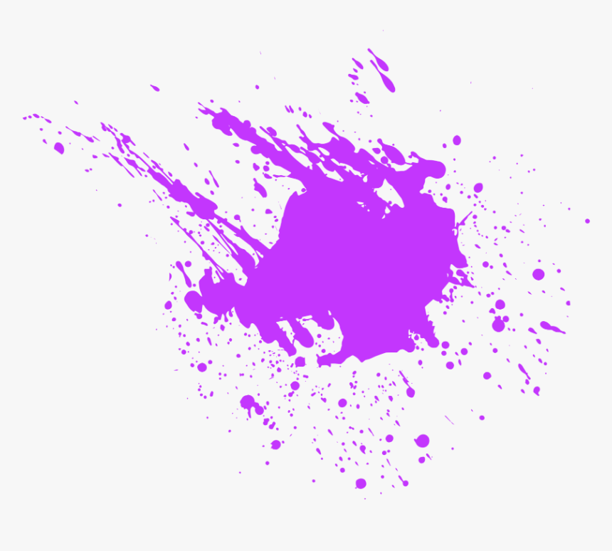 #freetoedit #purple #paint #splash - Transparent Background Pink Paint Splatter Png