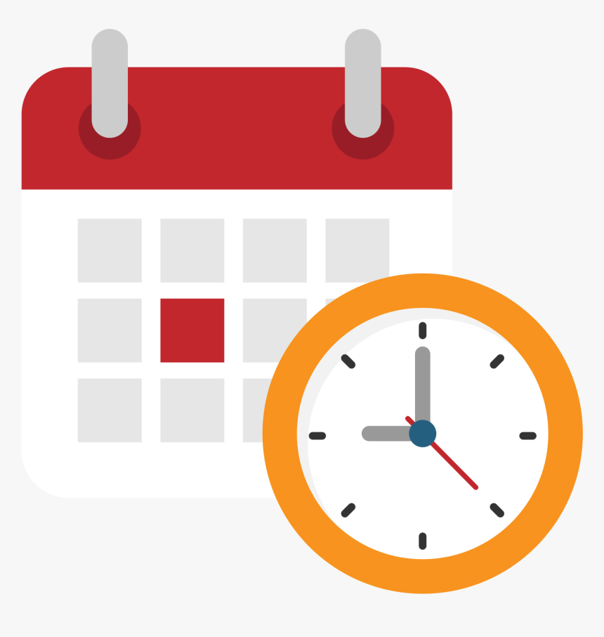 Transparent Schedule Clipart - Schedule Icon Flat Png
