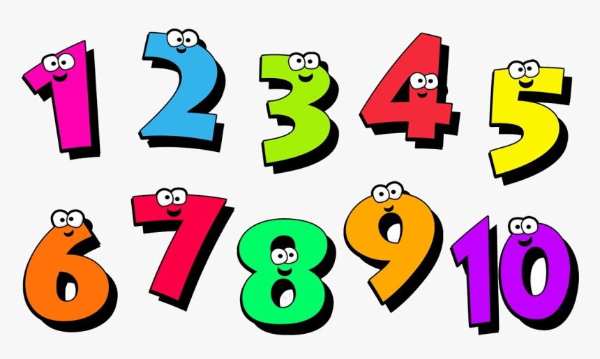 Numbers Clipart Transparent Back