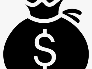 Transparent Money Sack Png - Money Icon Transparent Background
