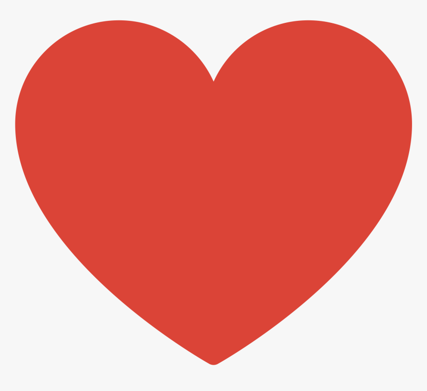 Emoji Heart - Red Heart Transpar