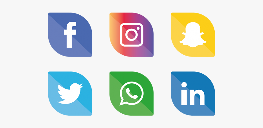 Social Media Computer Icons Blog Social Networking - Transparent Background Social Media Logos