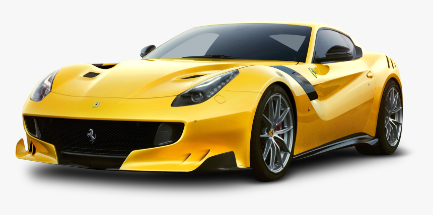 Yellow Ferrari Car Png