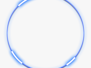 #neon #round #blue #freetoedit #circle #frame #border - Blue Circle Png Transparent