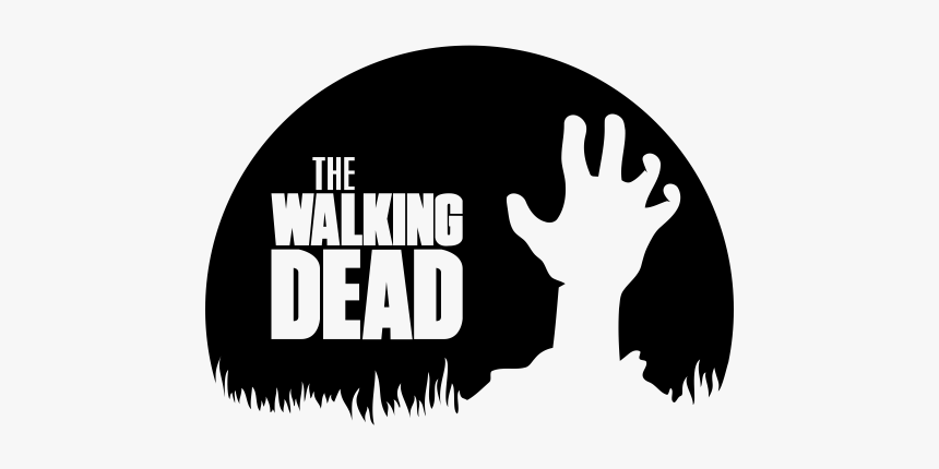 Pegatina Walking Dead Mano Zombi - Walking Dead Logo Png