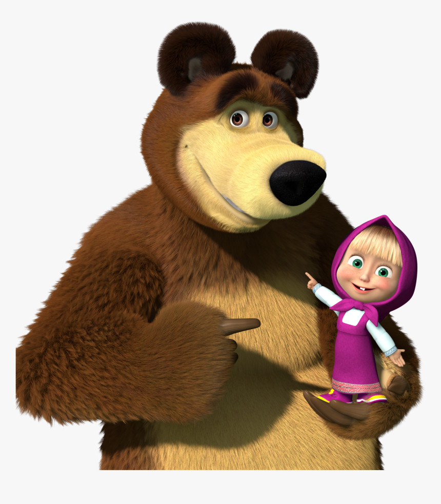 Masha And The Bear - Masha And The Bear Png