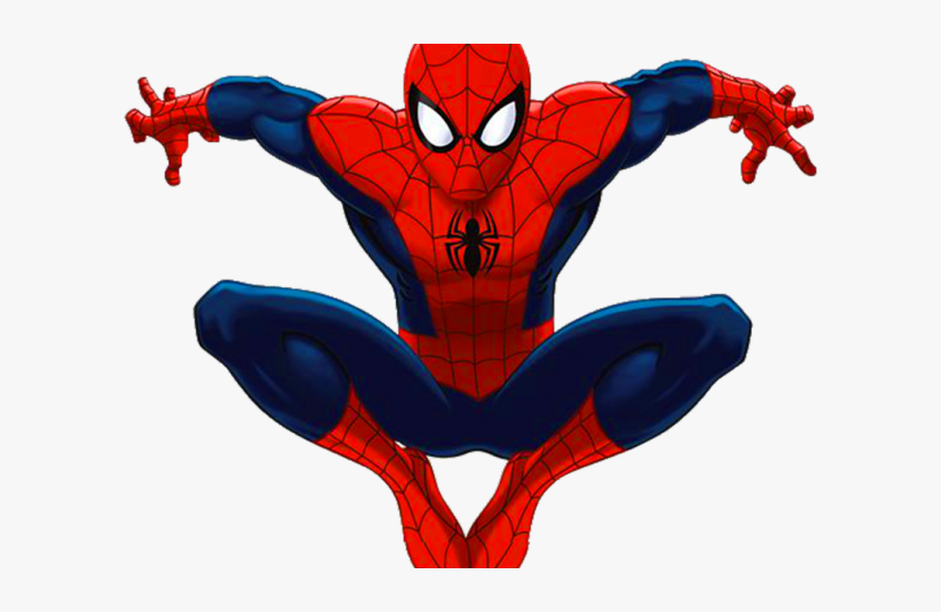 Spider Man Clipart Happy 2nd Birthday - Transparent Background Spiderman Png