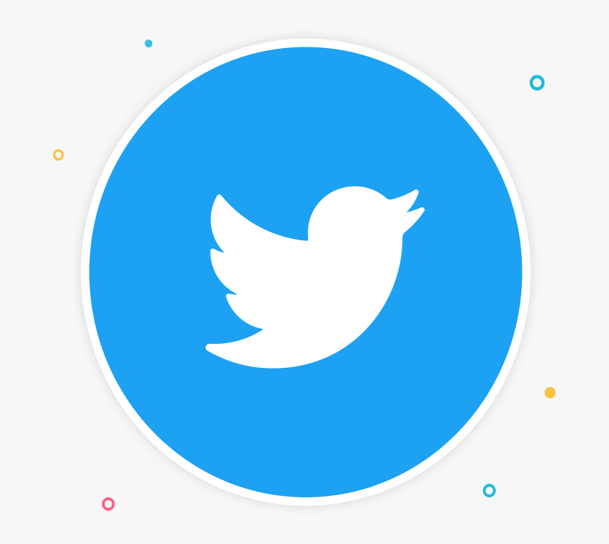 Grey Twitter Icon For Website