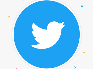 Grey Twitter Icon For Website