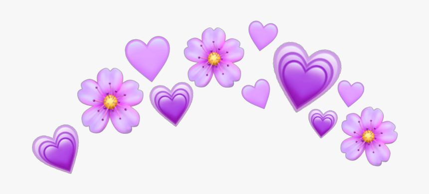 #purple #purpleheart #hearts #heart #crown #heartcrown - Purple Heart Crown Png