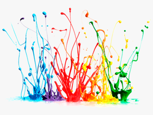 #paint #splash #colors #colours #colorful #rainbow - Paint Splatter