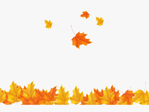 Freeuse Download Autumn Leaves Background Clipart - Transparent Background Fall Leaves Png