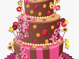 Birthday Cake Wedding Cake Sugar Cake Torte - Happy Birthday Cake Png