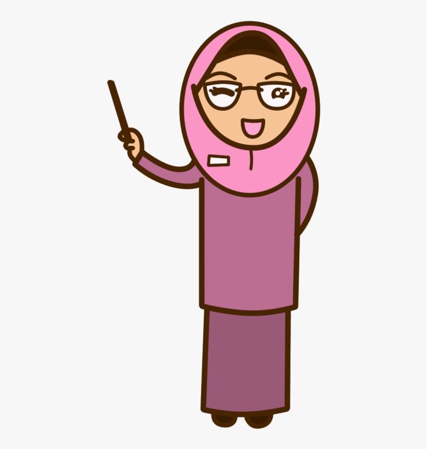 Download 540 Gambar Animasi Guru Hd Paling Baru - Muslim Teacher Clipart Black And White