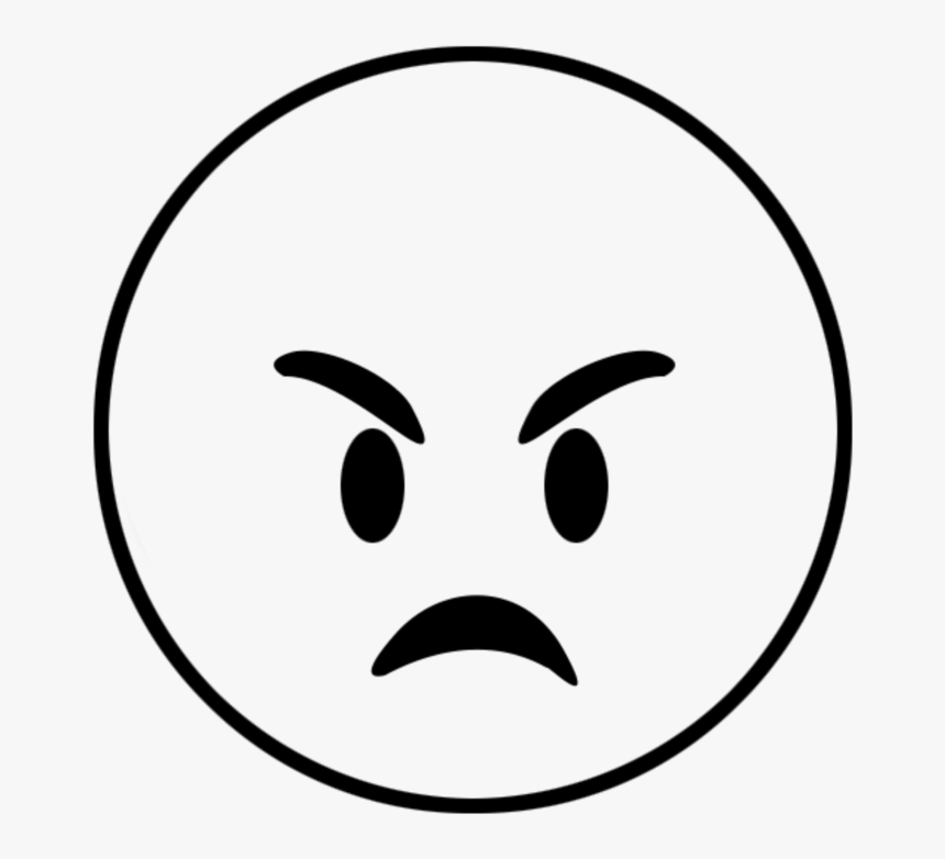 Transparent Angry Emoji Png - An